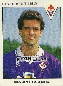 Sticker Marco Branca - Calciatori 1991-1992 n. 109 - Panini