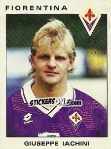 Sticker Giuseppe Iachini - Calciatori 1991-1992 n. 112 - Panini