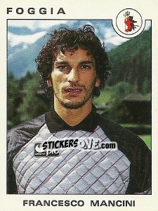 Sticker Francesco Mancini - Calciatori 1991-1992 - Panini
