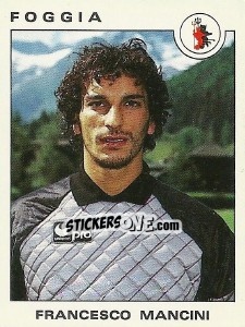 Sticker Francesco Mancini - Calciatori 1991-1992 n. 116 - Panini