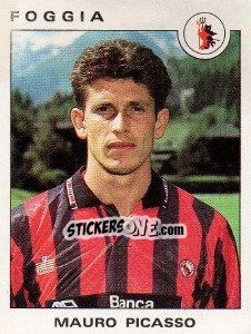 Sticker Mauro Picasso - Calciatori 1991-1992 n. 119 - Panini