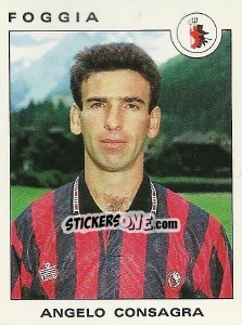 Sticker Angelo Consagra - Calciatori 1991-1992 n. 121 - Panini