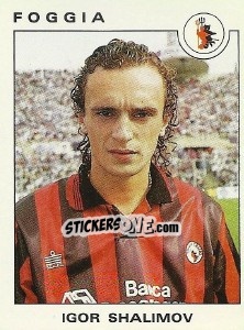 Sticker Igor Shalimov - Calciatori 1991-1992 n. 123 - Panini