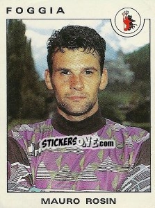 Cromo Mauro Rosin - Calciatori 1991-1992 - Panini