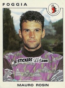 Figurina Mauro Rosin - Calciatori 1991-1992 - Panini