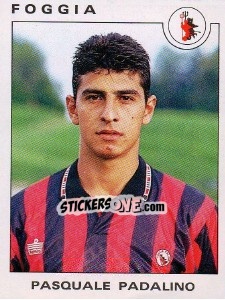 Sticker Pasquale Padalino - Calciatori 1991-1992 n. 129 - Panini