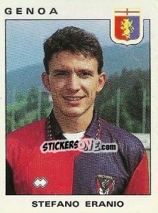 Sticker Stefano Eranio - Calciatori 1991-1992 - Panini