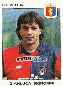 Sticker Gianluca Signorini - Calciatori 1991-1992 n. 139 - Panini