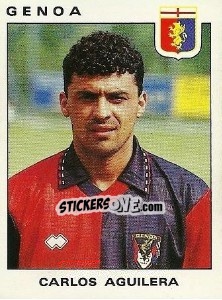 Cromo Carlos Aguilera - Calciatori 1991-1992 - Panini