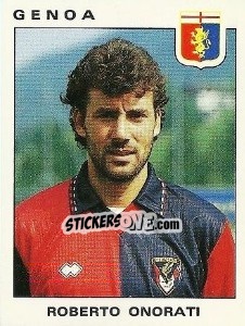 Sticker Roberto Onorati - Calciatori 1991-1992 n. 147 - Panini
