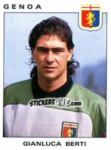 Sticker Gianluca Berti - Calciatori 1991-1992 - Panini