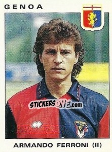 Sticker Armando Ferroni - Calciatori 1991-1992 - Panini