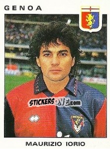 Sticker Maurizio Iorio - Calciatori 1991-1992 - Panini