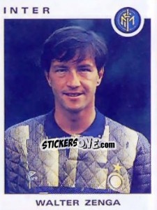 Sticker Walter Zenga - Calciatori 1991-1992 n. 154 - Panini