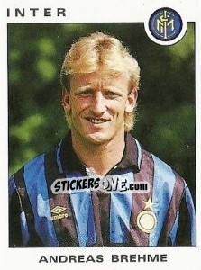 Cromo Andreas Brehme - Calciatori 1991-1992 - Panini