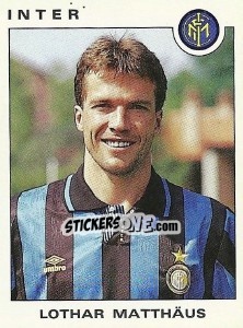Sticker Lothar Matthäus - Calciatori 1991-1992 - Panini