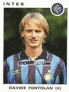 Figurina Davide Fontolan - Calciatori 1991-1992 - Panini