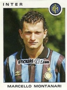 Sticker Marcello Montanari - Calciatori 1991-1992 - Panini