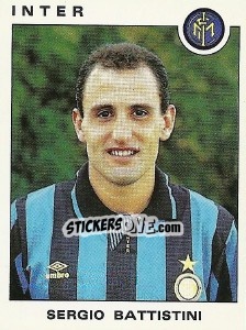 Figurina Sergio Battistini - Calciatori 1991-1992 - Panini
