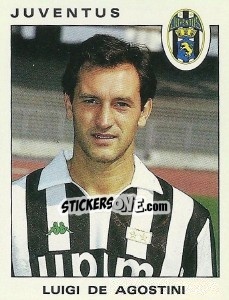 Sticker Luigi De Agostini - Calciatori 1991-1992 n. 174 - Panini