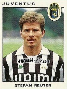 Sticker Stefan Reuter - Calciatori 1991-1992 n. 175 - Panini