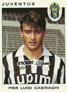 Sticker Pier Luigi  Casiraghi - Calciatori 1991-1992 n. 185 - Panini