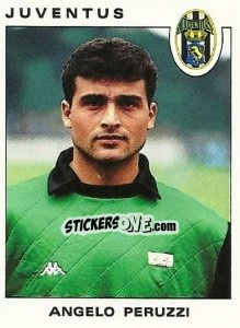 Sticker Angelo Peruzzi - Calciatori 1991-1992 n. 186 - Panini