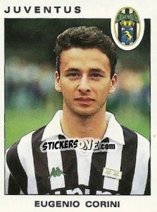 Sticker Eugenio Corini - Calciatori 1991-1992 - Panini