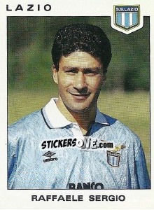 Figurina Raffaele Sergio - Calciatori 1991-1992 - Panini