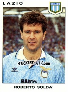 Cromo Roberto Soldà - Calciatori 1991-1992 - Panini