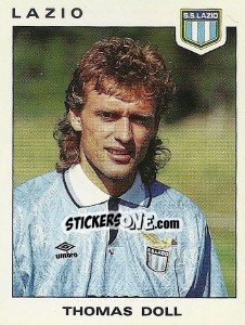 Sticker Thomas Doll - Calciatori 1991-1992 - Panini