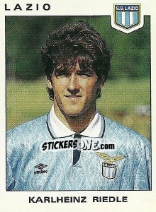 Cromo Karlheinz Riedle - Calciatori 1991-1992 - Panini