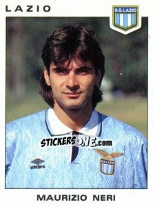 Sticker Maurizio Neri - Calciatori 1991-1992 n. 205 - Panini