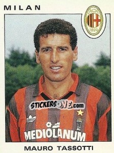 Sticker Mauro Tassotti - Calciatori 1991-1992 - Panini
