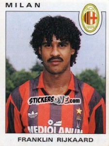 Cromo Franklin Rijkaard - Calciatori 1991-1992 - Panini