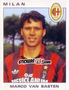 Sticker Marco Van Basten - Calciatori 1991-1992 - Panini
