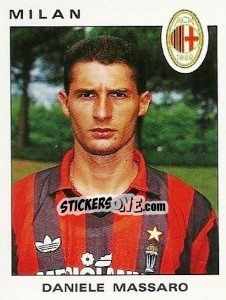 Cromo Daniele Massaro - Calciatori 1991-1992 - Panini