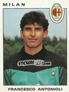 Sticker Francesco Antonioli - Calciatori 1991-1992 - Panini