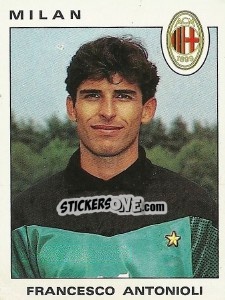 Sticker Francesco Antonioli - Calciatori 1991-1992 n. 224 - Panini