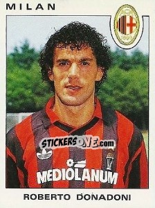 Figurina Roberto Donadoni - Calciatori 1991-1992 - Panini