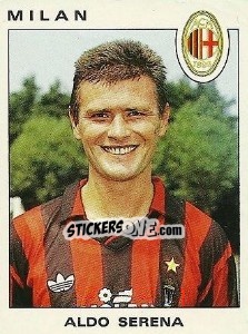 Sticker Aldo Serena - Calciatori 1991-1992 - Panini