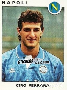 Sticker Ciro Ferrara - Calciatori 1991-1992 - Panini
