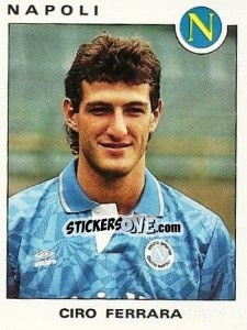 Sticker Ciro Ferrara - Calciatori 1991-1992 n. 231 - Panini