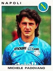 Sticker Michele Padovano - Calciatori 1991-1992 - Panini