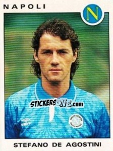 Sticker Stefano De Agostini - Calciatori 1991-1992 n. 244 - Panini