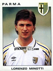 Sticker Lorenzo Minotti - Calciatori 1991-1992 n. 251 - Panini