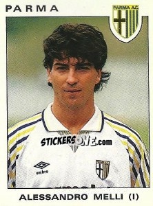 Figurina Alessandro Melli - Calciatori 1991-1992 - Panini