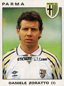 Sticker Daniele Zoratto - Calciatori 1991-1992 n. 255 - Panini
