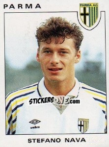 Sticker Stefano Nava - Calciatori 1991-1992 n. 263 - Panini