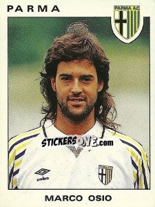 Sticker Marco Osio - Calciatori 1991-1992 - Panini